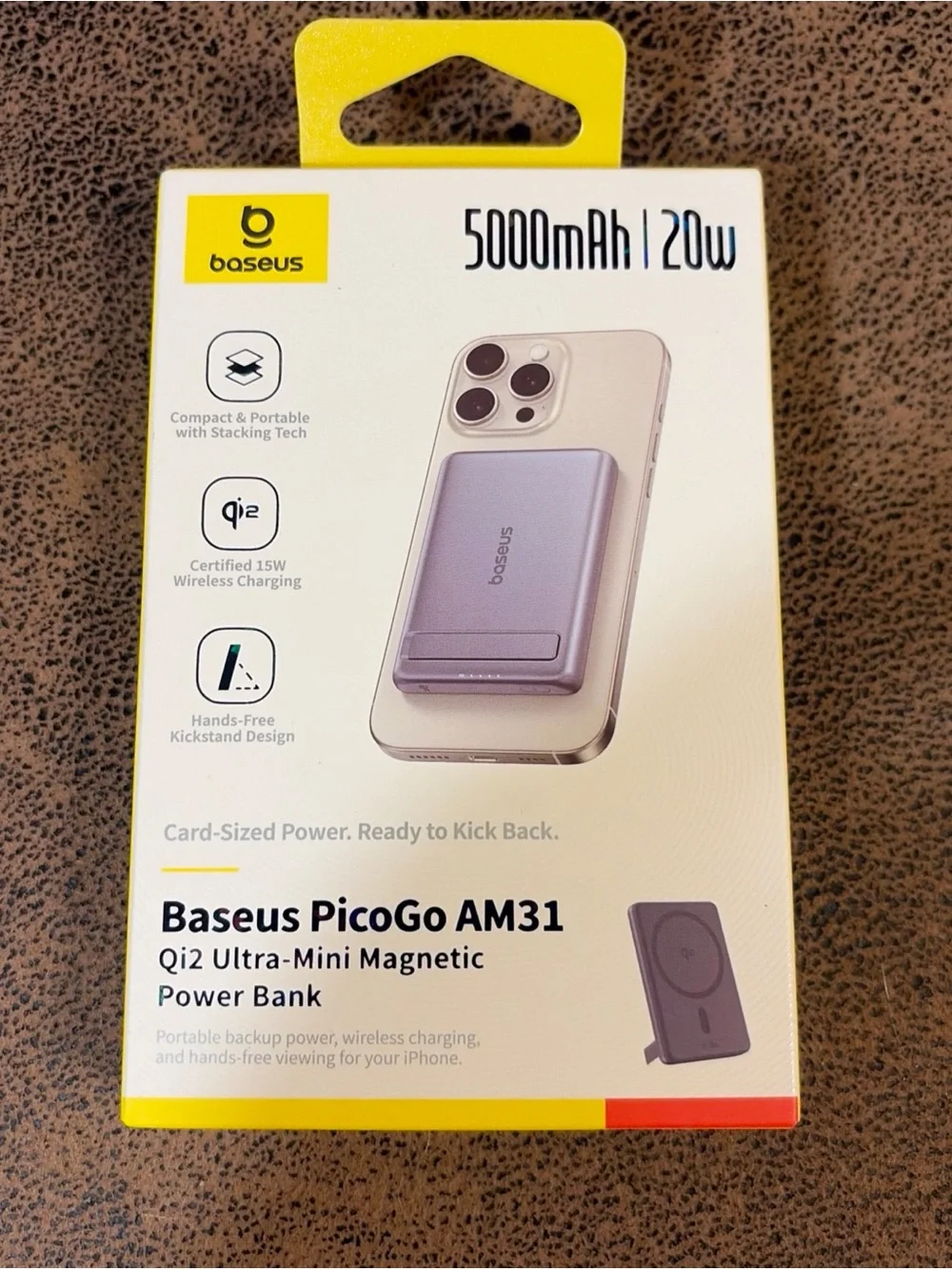 BASEUS PicoGo AM41 Ultra Slim Magnetic Power Bank 5000mAh 20W